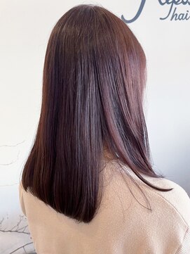 レポヘアー(Repos hair) 30代40代髪質改善ココアブラウン艶感ナチュラルストレート透明感