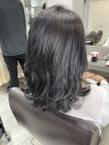 カラーリゾート エーアイ 川口元郷店 西川口 川口(Ai)&nbsp;アッシュグレー/前髪パーマ/レイヤーロング