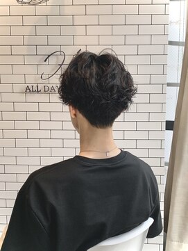 オールデイハローズ 京都駅前店(ALL DAY HELLO`S) 20代イケメンビジネスニュアンスパーマ【京都駅】