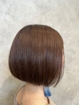 オーガニック ヘアサロン クスクス(organic hair salon kusu kusu) グレイジュパープル×ボブ