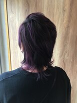 ヘアアンドメイク アール(hair＆make R)&nbsp;紫ウルフ