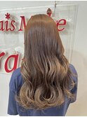 髪質改善　韓国風　ロングヘア
