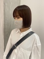 ヨーク(YOKE)&nbsp;【YOKE】ボブ/切りっぱなしボブ/暖色ボブ/結べるボブ/ボルドー