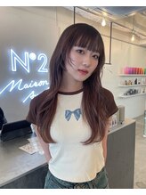 【momo】韓国ヘア、レイヤーカットが人気！