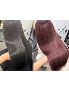 【個室サロン】一人ひとりの髪の悩みに添って組み合わせ◎理想のサラツヤ髪に♪