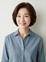 アイ スタイル 大竹店(I STYLE)&nbsp;60代にオススメ★ふんわり大人ショートボブ