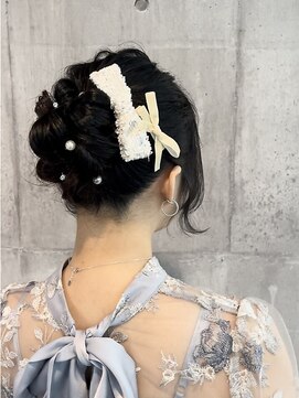 ドープリット(Dope LIT) クラシカルシニヨン お呼ばれヘア