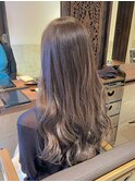 髪質改善/艶髪/巻き髪ロング/透明感ブラウン