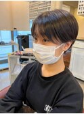ショート/コンパクトショート/丸みショート/黒髪ショート/透明感