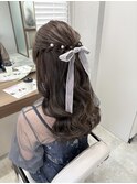【votan坂本早苗】ヘアアレンジ/ハーフアップ/ロングヘア