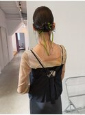 ヘアセット/ヘアアレンジ/タイトヘア/シニヨン/韓国ヘア