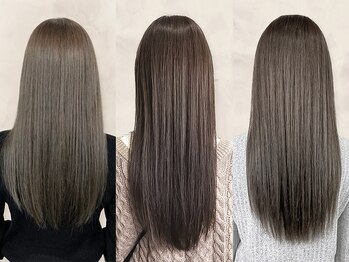 ルシードスタイルサワ(LUCIDO STYLE sawa)の写真/≪sawa式髪質改善縮毛矯正+似合わせカット+TR ¥27500→¥22000≫こだわり抜いた薬剤で憧れのサラ艶髪へ♪