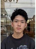 スパイキーショートメンズショートラフショートツーブロック