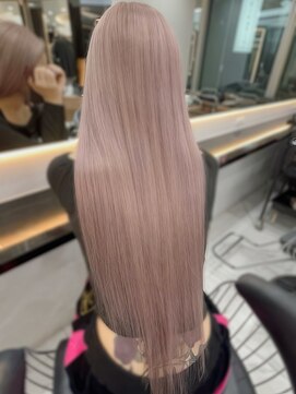 ラピス 渋谷本店(Lapis) ホワイトグレージュ/レイヤーカット/髪質改善/エクステ