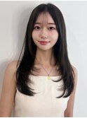 髪質改善 ニュアンスレイヤー 前髪あり 渋谷 表参道
