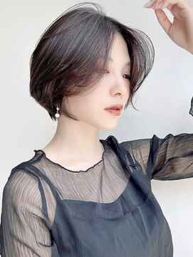 セイドット リー(Say. Ree) Say.丸みショートレイヤーミルクティーことりベージュ表参道青山