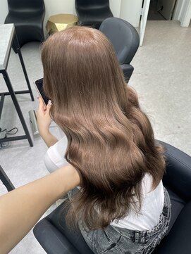 ペレ 渋谷(PELE) ミディアムヘア/デザインカラー/フェイスフレーミング/渋谷