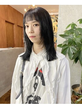 アペロ 柏(Apero) フェイスレイヤー/透ける暗髪