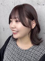 ビューブルー 亀戸錦糸町(VIEW BLUE) ◎小顔レイヤーバーガンディロングミディアム似合わせ前髪