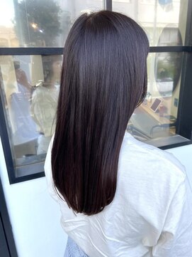 アメリラブ(ameri love) ロングヘアー×ダークトーン×ラベンダーアッシュ