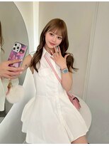 ラル 立川南口(lar)&nbsp;バブみベージュ_黒髪小顔オリーブグレーココアベージュ