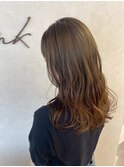 ベージュ/アッシュベージュ/透明感/大人女性/イノアカラー/平塚