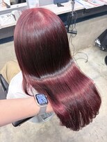 ペイププロドアイコン 博多(Peyp prod ICON) ブリーチありツヤ髪チェリーレッドピンク SAKI 博多