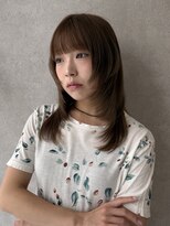ミレバイジェニー (mirae by geny)&nbsp;艶感オリーブカラー×レイヤーカットA