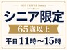 【65歳以上/平日11時～15時】カット＋ボリュームパーマ