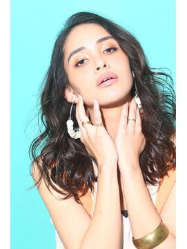 リー 梅田(Lee) Lee梅田◆立ち上げセンターパート×ヘルシー黒髪ウェーブ