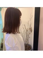 ルタ(LuTa by siesta＆LiCO)&nbsp;LuTa☆吉祥寺　オレンジベージュ×外ハネロブ