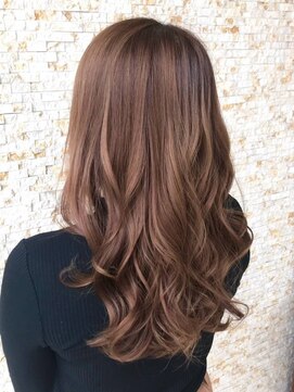 サロンドウィズ 本店 本八幡(Salon de With) うる艶ロングヘアー/シルキーベージュ◎30代40代50代
