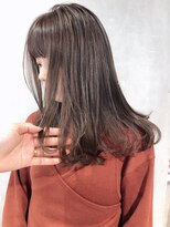 アイティー バイ アルバム 浦和店(IT by ALBUM)&nbsp;ラベンダーアッシュ_オリーブカラーハイライトカラー_ba246842