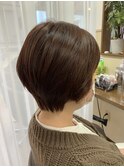 《見附　今町》大人ショートヘア　ノンジアミンカラー