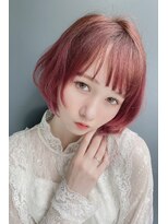 リークフー(Ree cu fuu)&nbsp;20代30代☆個性派大人可愛いピンクボブ♪藤沢