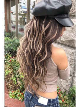 リア 大阪梅田(Ria) ～アッシュ ハイライトシールエクステ～【Ria 大阪 梅田】