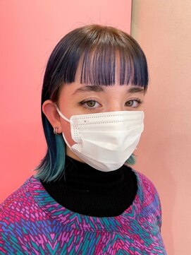 ビアンカ カマクラ(bianca) 《ネイビー×水色》