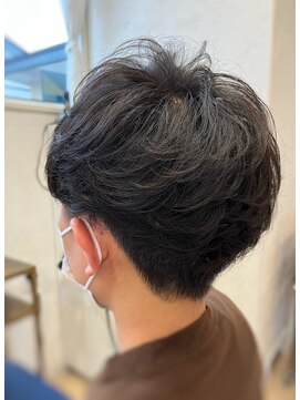 オルオル(OluOlu) メンズショートマッシュ×パーマヘア