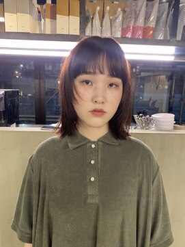 ガタカ(GATTACA) orange brown bob.