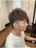 ツーブロショート
