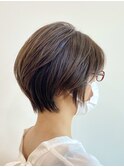 メガネ＆マスクでも可愛い☆ショートボブ【Rotohair】