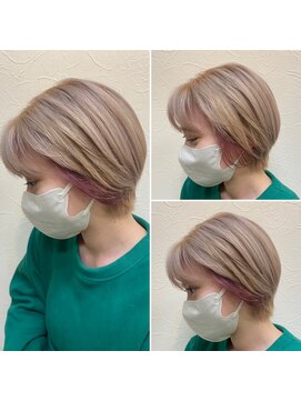 コナーズカット(connor’scut) ハイカラーインナーピンク