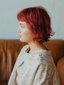 美容室クローバー 新小岩店(clover) 個性派ピンクレッドカラー〔新小岩駅〕