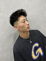 縁 ハナレ(en 870)&nbsp;スキンフェード　外国人風パーマ　アップバング