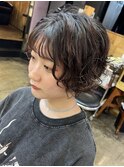 〈aya〉ウルフパーマ/ショートパーマ/くびれヘア/髪質改善