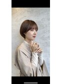 マッシュショート/前髪なし/20代/30代