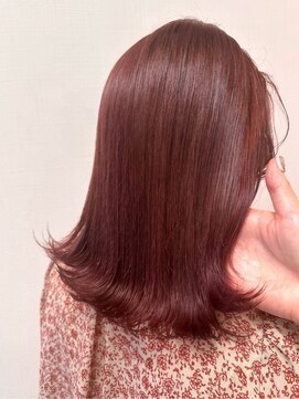 ナービス(NARVIS) 外ハネミディアム×チェリーレッド