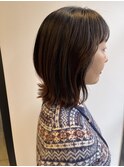 くびれヘア/メルティカラー/暗めカラー/イメチェン