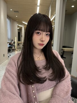 ボタン ハカタ(VOTAN hakata) 博多/福岡/韓国ヘア/前髪顔周りカット/レイヤー/暗めカラー