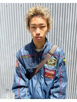 アッドバイケーツー 心斎橋(add by k-two Men's)&nbsp;癖毛を活かしたハイトーンスパイキーショート★攻めたカジュアル